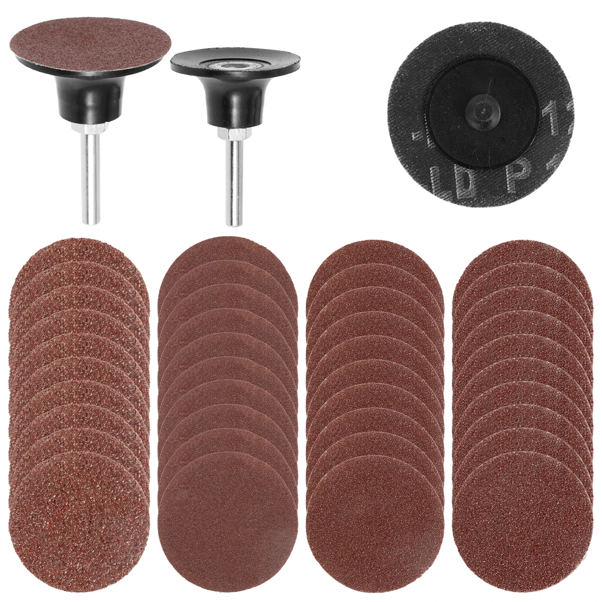 40Pcs Sanding Disc for Grinding 2inch Sanding Pads Grinder Wear Resistant Dry Sanding Paper Turntable Rotary Tools Accessories