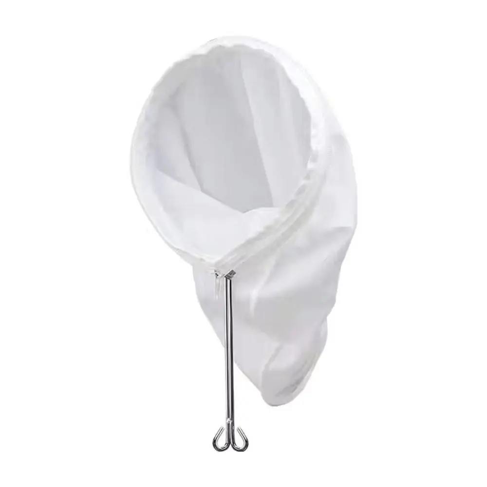 Ultra Fine Mesh Mesh Filter Bags Removable Reusable Strainer Bags with Stand Washable Fine Mesh Filter Tea Filter Dripper