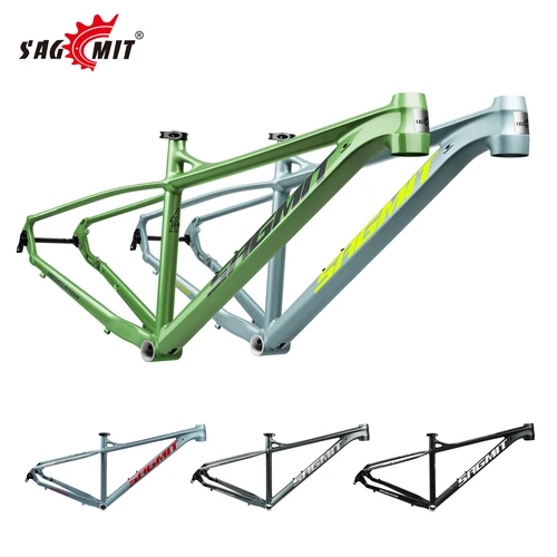 SAGMIT 29 자전거 프레임 12x142mm 알루미늄 합금 29er MTB 프레임 테이퍼 헤드 튜브 15 ~ 18 인치 내구성 산악 자전거