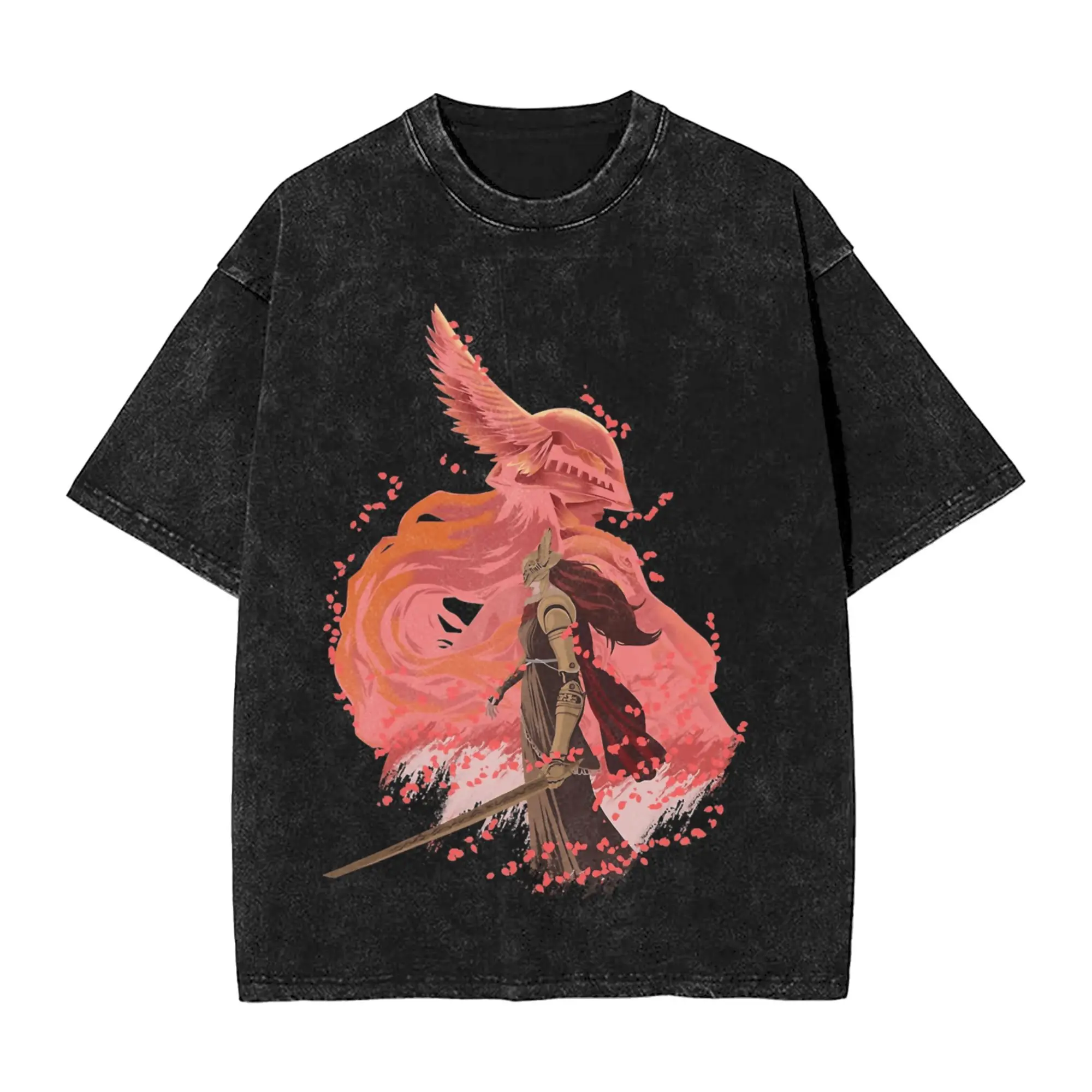 

Malenia Blade Of Miquella T-Shirt Loose T-Shirts Short Sleeve Y2K Basic Tshirt Summer Cotton O Neck Oversized Top Tees