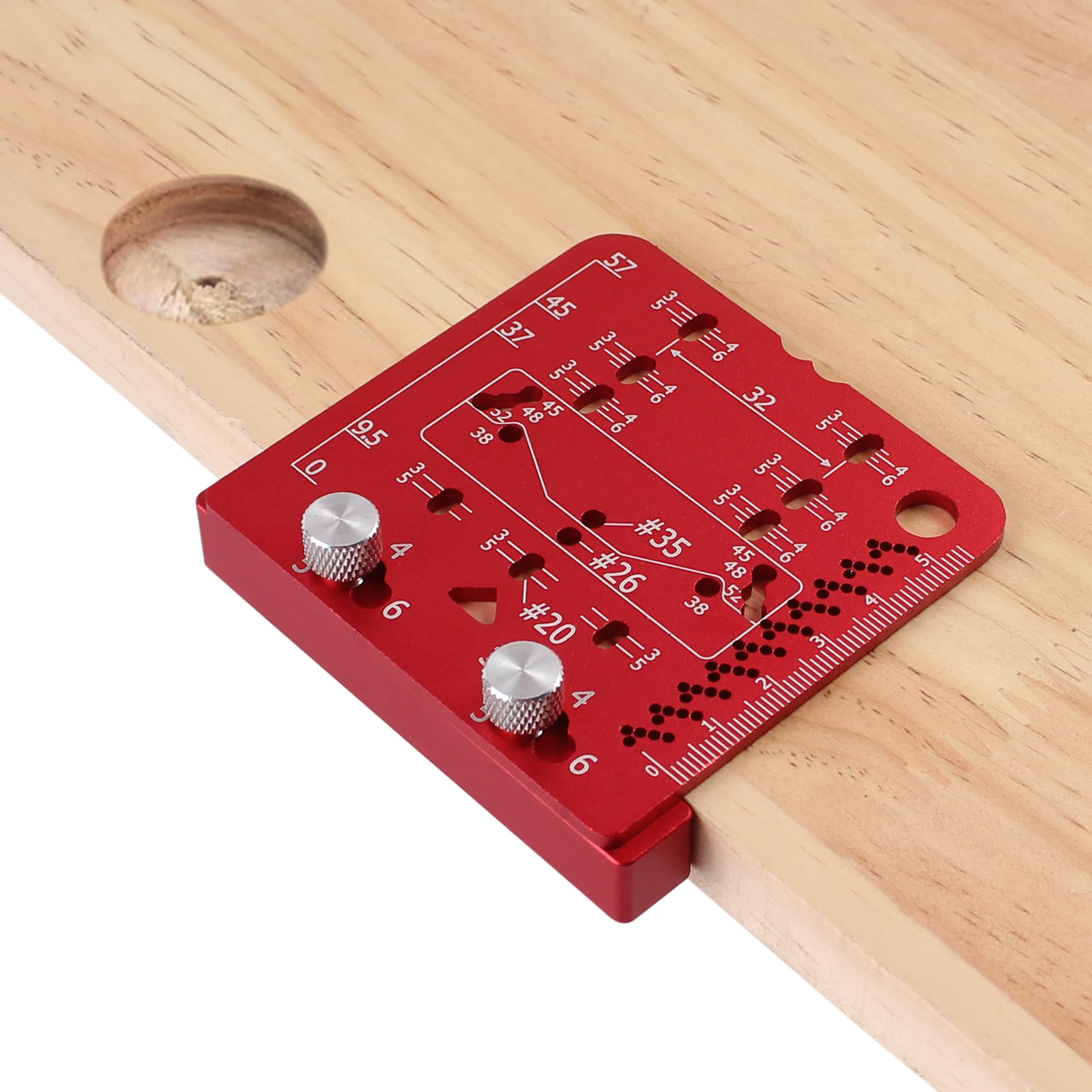 1 قطعة المفصلي خزانة الدقة الرقصة ، مسافة الحفر قابل للتعديل 35 مللي متر دليل الحفر أخفى المفصلي الرقصة ، لمسافة 45 مللي متر/48 مللي متر/52 مللي متر