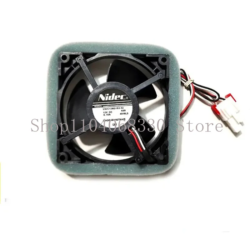 New U92C12MS1B3-52 NIDEC for Refrigerator Refrigerated Freezing Cooling Fan 9CM 12V 0.16A DA81-06013A Cooling Fans Motor