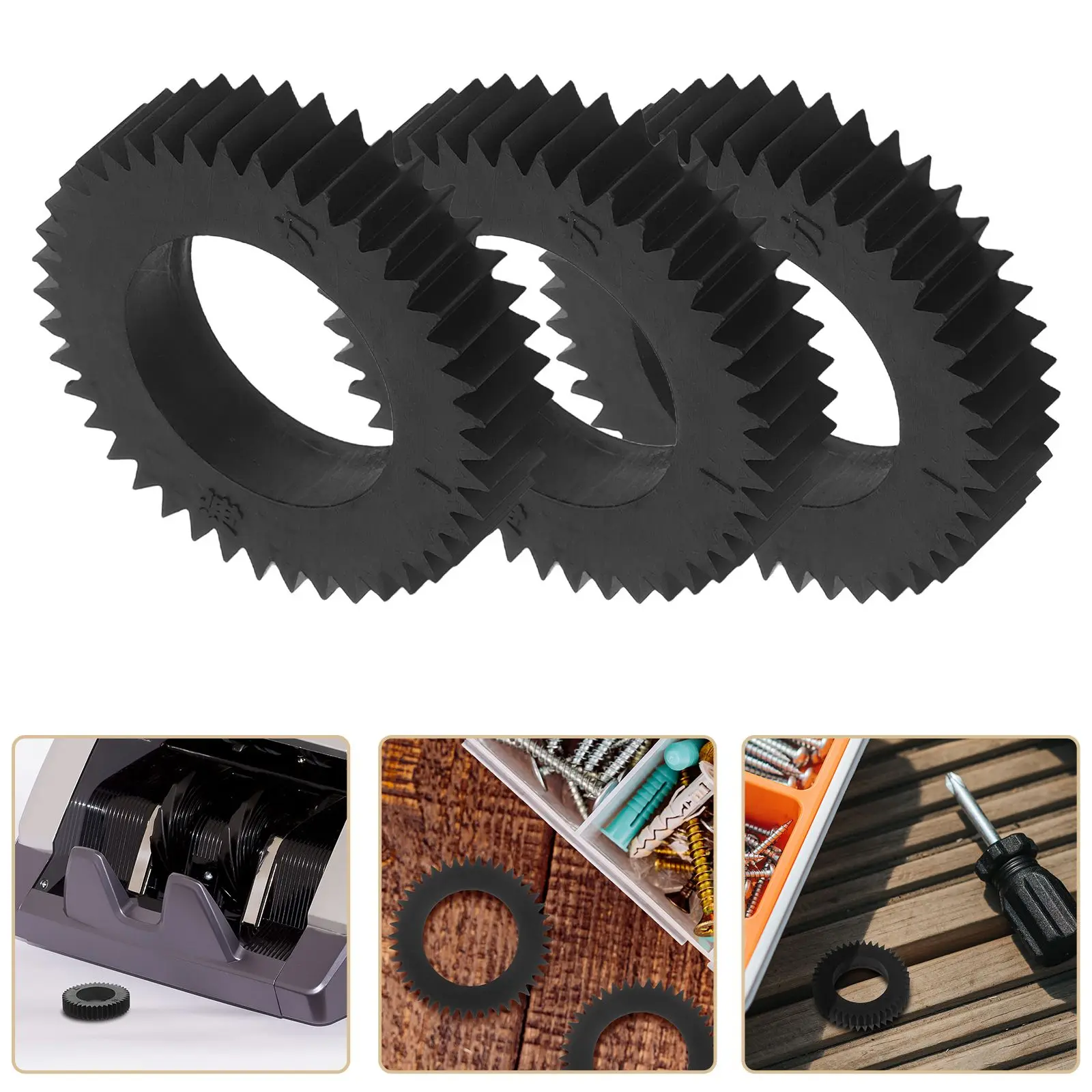 Деталь шестерни машины для счетчика денег, сменное колесо для подсчета денег, запасные принадлежности для ремонта, надежная, высокая точность, совместимость