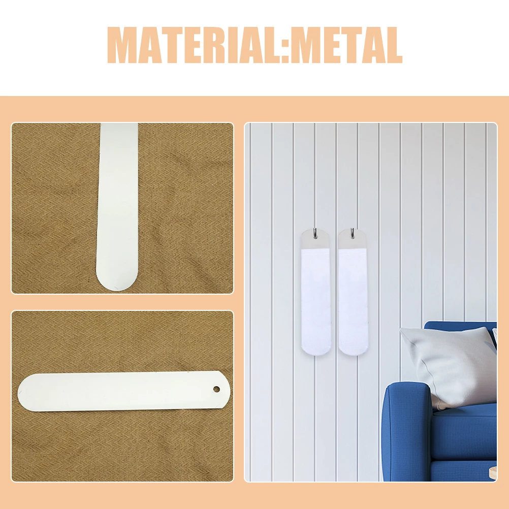 

2Pcs Sock Shaping Board 85x45mm 12x40mm Metal Jig for Hanging Storing Printing Dye Straightening Tool Art Supplies Practical