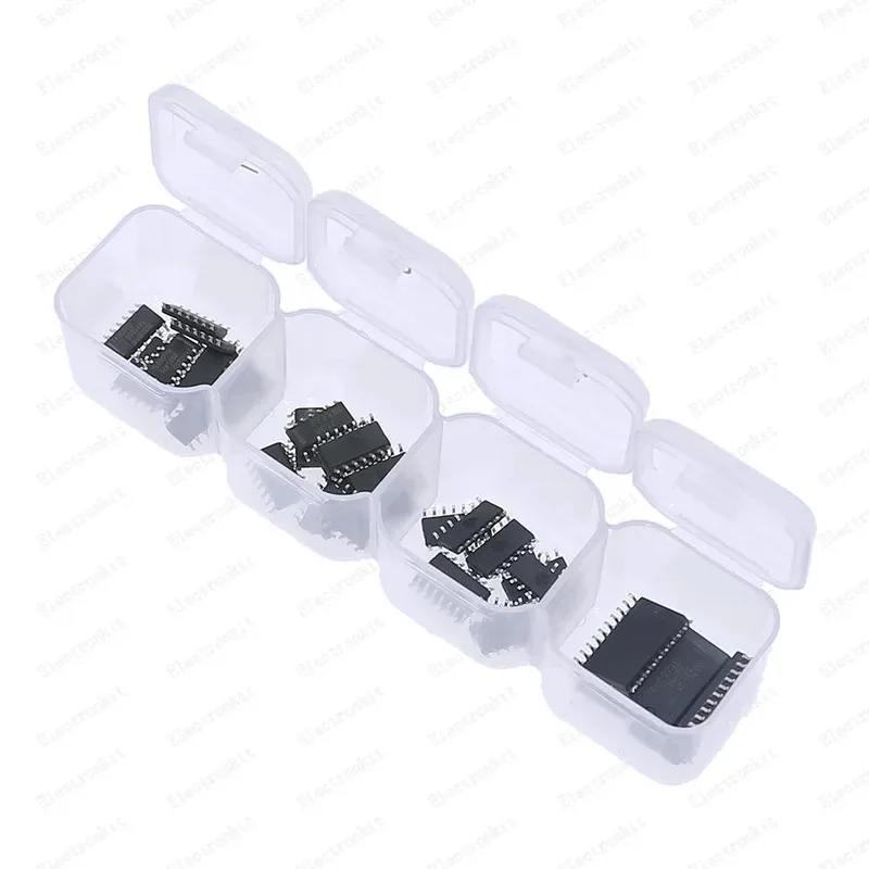 205Pcs 74HC00-74HC4066 SOP IC Combination Chip kit