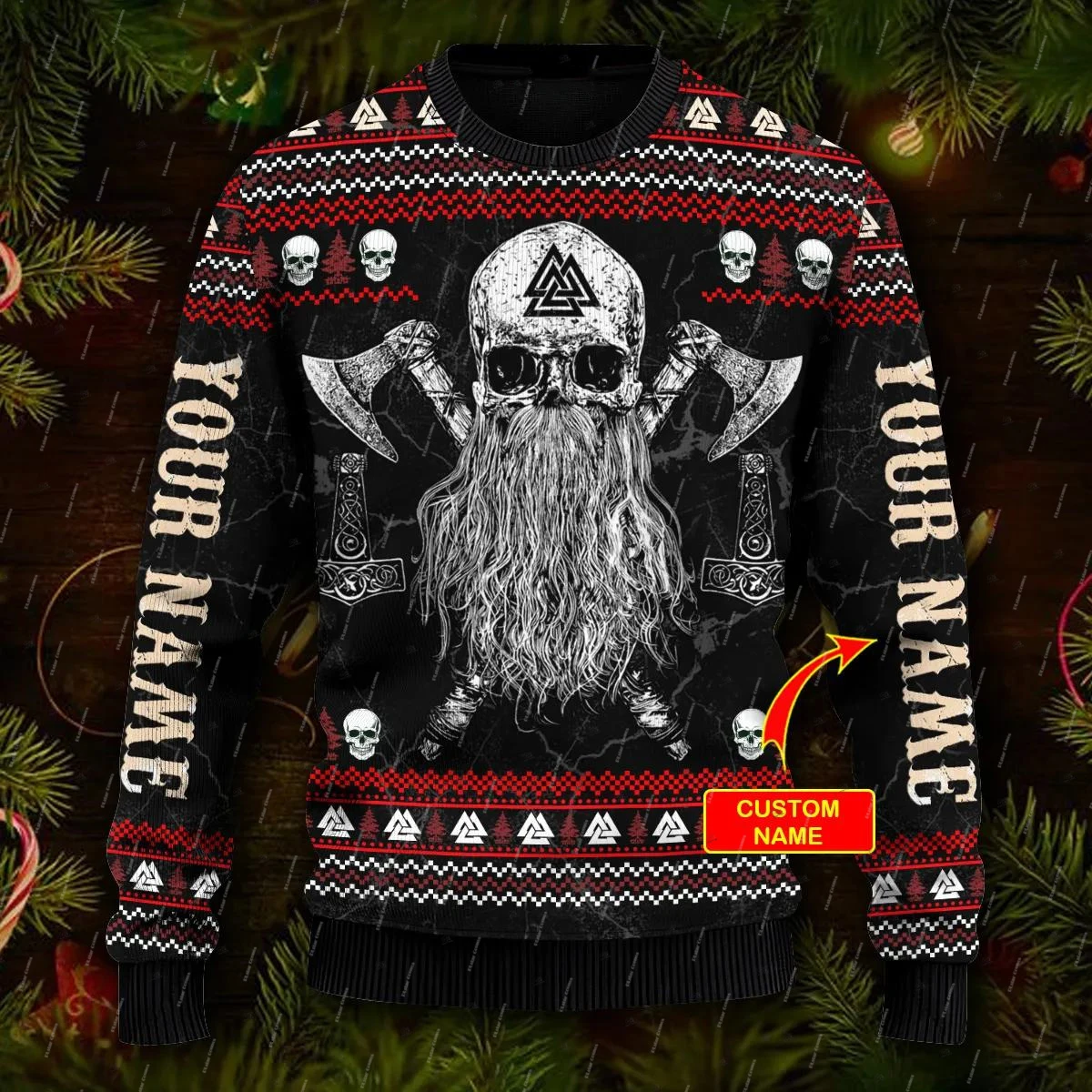 

Christmas Ugly Sweater Cosplay Santa Claus Pet Anime Cartoon Skull Vintage 3DPrint Harajuku Winter Pullover Funny Long Sleeves 4