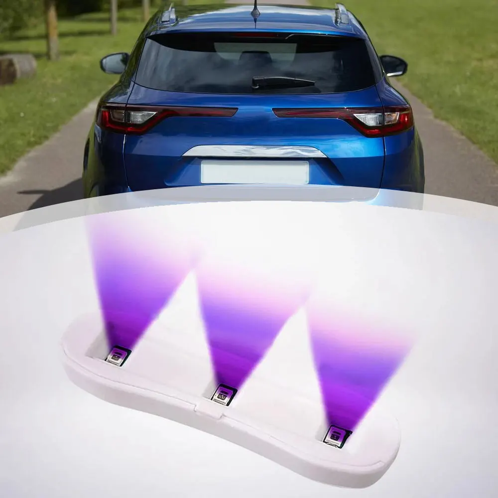 White Universal Auto Glass Cure Light Window Resin Cured UV Lamp Lighting Windshield Repair Tool Glass Repair Fluid Car Cleaning