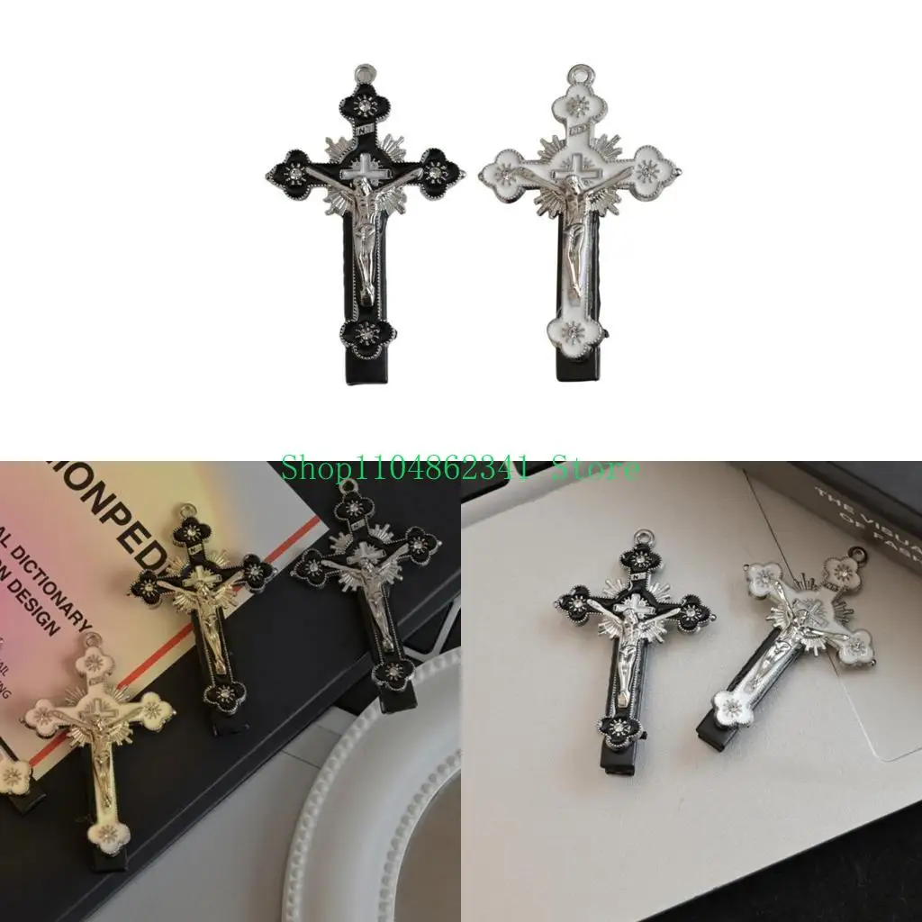 5ASD Hair Clip для подростков Girl Y2K Gothics Hairclip Bobby Pin Pin Clip Clip Metallic Hair Barrettes для женских ударов