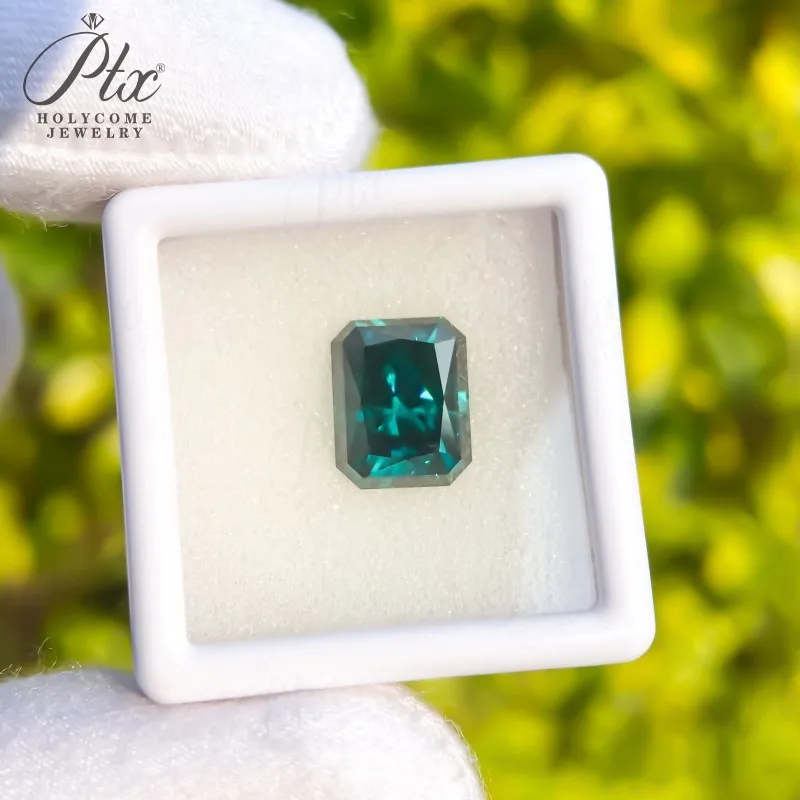 100% Moissanit-Diamant, Radiant-Schliff, 0,3-10 Karat, DIY-Ring, Halskette, Ohrringe, Hauptmaterialien, Großhandel, Perlen in Primärfarben – Detail 27