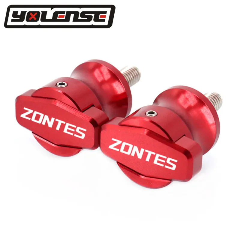 For Zontes Shengshi ZT310X 310T 310V ZT310R G1 125 ZT125 ZT125U Motorcycle Frame Stands M8 Screws sliders Swingarm Spools Slider