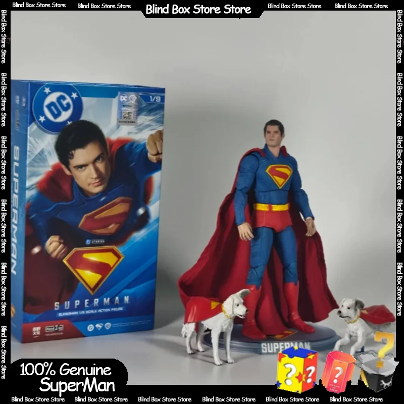 

2025 New Genuine Fondjoy David Corenswet Superman Action Figure 1/9 Superman Figurine Pvc Joint Movable Kid Collection Toy Gift
