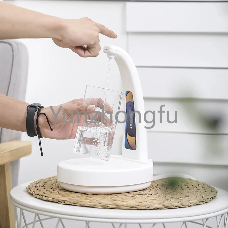 

USB Rechargeable Automatic Electric Portable Wireless Smart Drinking Bottled Gravity Sensor Touch Control Water Dispenser Pump