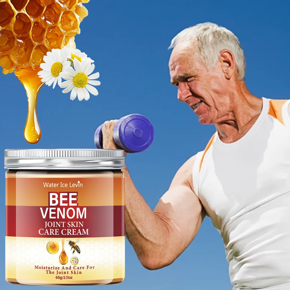 Bee Venom Joint Care Cream with Aloe Vera & Chamomile - Moisturizing, Firming for Smooth, Healthy Joint Skin