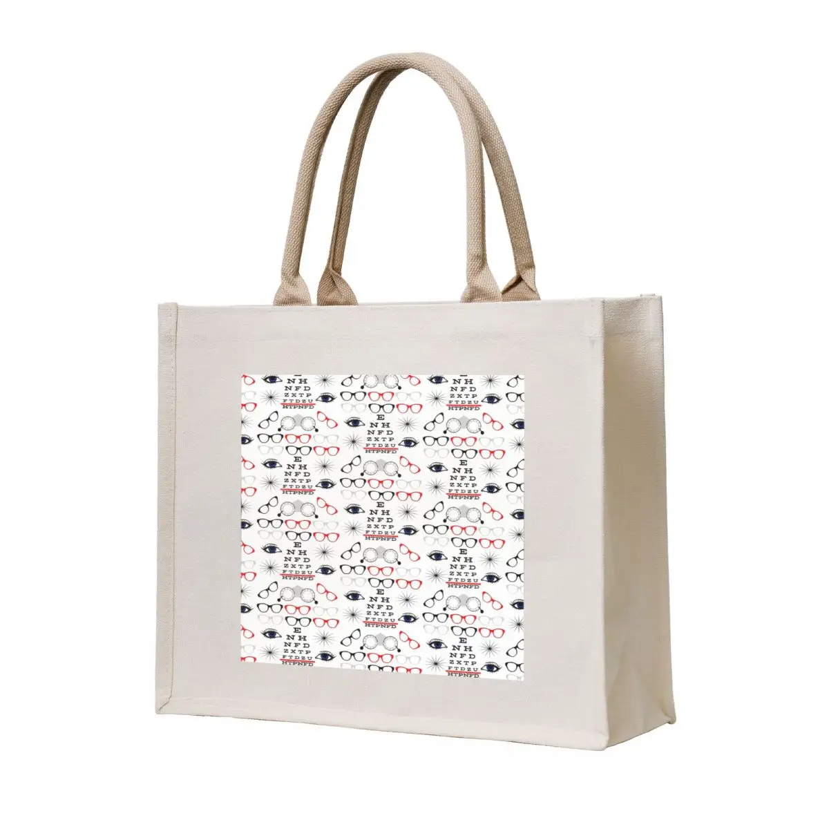 

Ophthalmologist Optician Eye Clinic Fun Design Tote Bag custom fabric bag Women's handbag Women bags Cloth bag