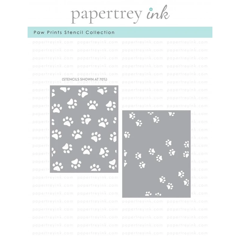 

Paw Prints Stencil Collection New 2023 Scrapbooking for Paper Making Frames Card Craft no Stamp Cutting Dies