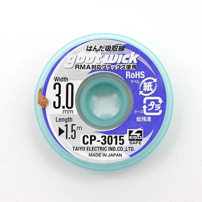 Original Google Wick para Desoldering, BGA Solda Removedor Acessório, Fio De Cobre Trançado, CP1515, CP2015, CP2515, CP3515