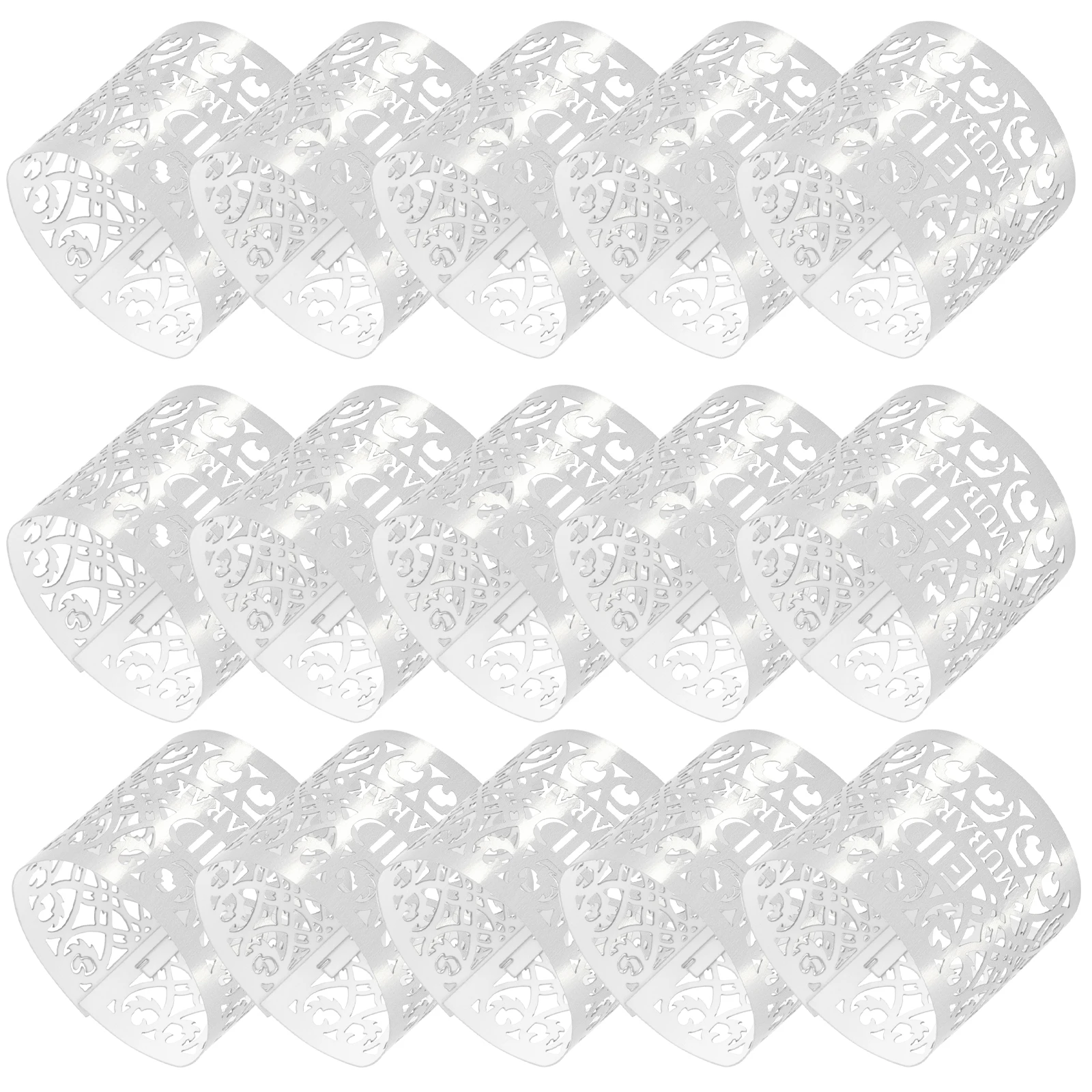 

50 Pcs Electronic Shade Small Lamp Decorative Paper Silver Pearl Light Covers Desk Lampshades Replacement