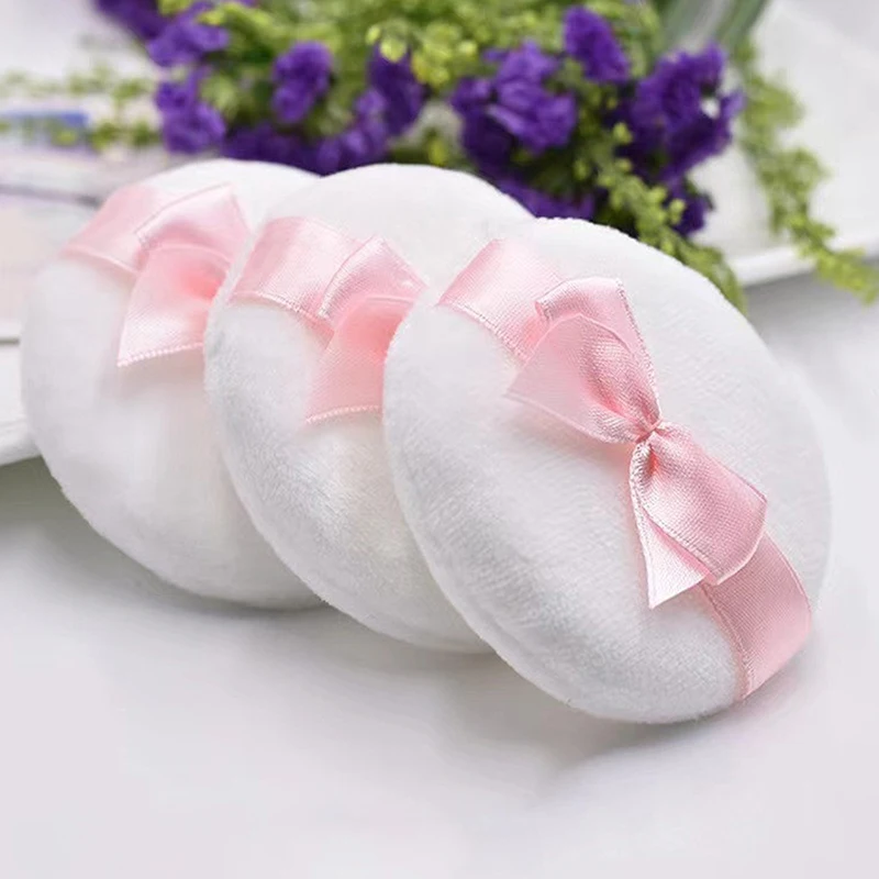 [MP] لينة القوس فضفاض مسحوق نفخة خلاط مستحضرات التجميل إسفنجة تجميل لينة مسحوق نفث الوجه الأساس خلاط ماكياج أدوات التجميل