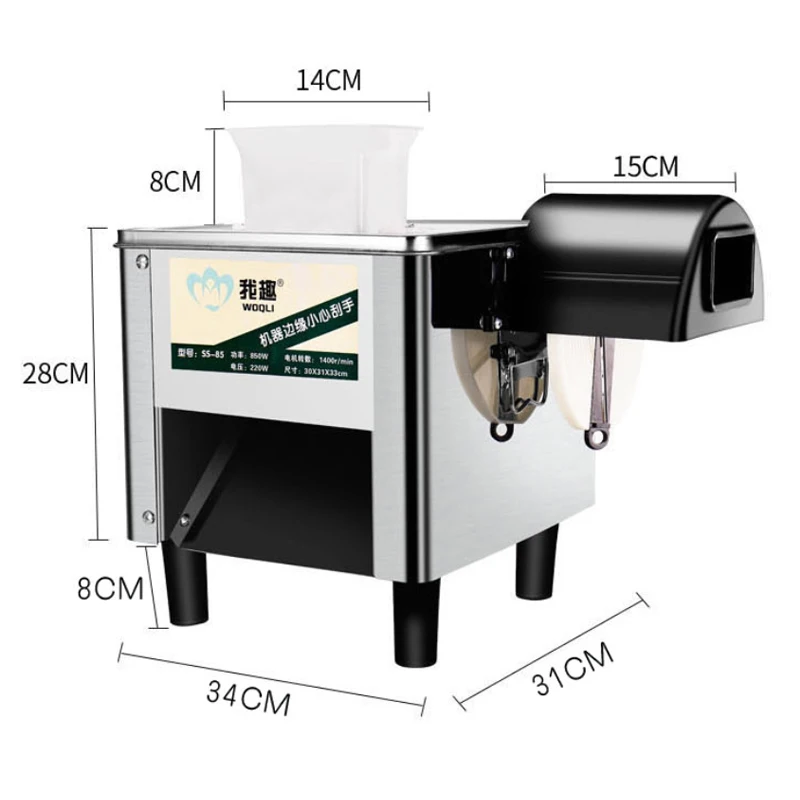 Электрический или ручной резак для мяса, лезвия из нержавеющей стали диаметром 85/95, толщина 2,5-20 мм, машина для резки мяса, ломтик овощей