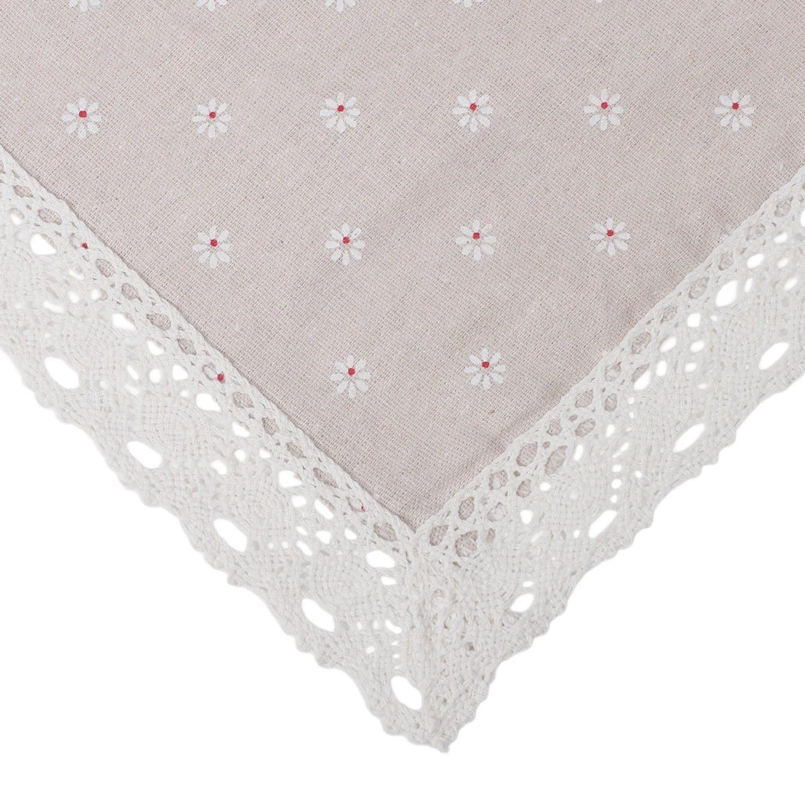 

Household Dining Table Cloth Flower Pattern Table Cover Versatile Use Wrinkle Resistance Fading Resistance For Dining Tables
