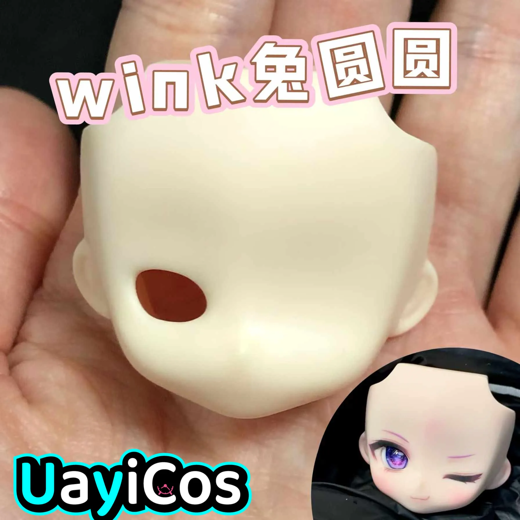 

Лицевые панели OB11 GSC ручной работы, пустая наклейка для лица, водная наклейка, лицевая оболочка, макияж, лицевая панель, аксессуары для кукол BJD, игра, аниме-фигурка, игрушка Ki