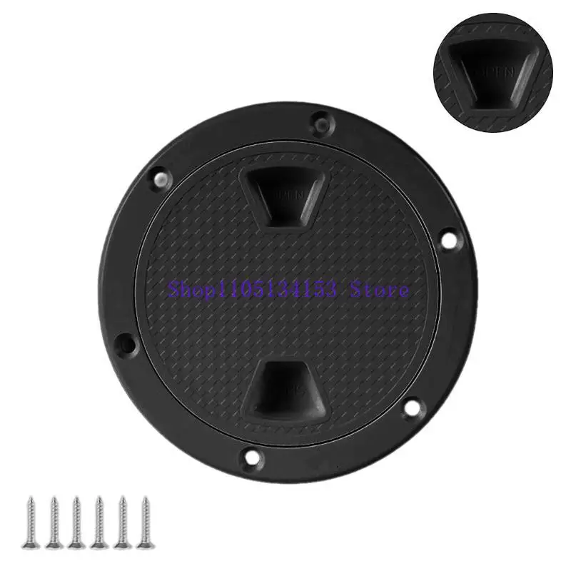 kl23 4/6/8 Inch ABS Twist Out Plate Water Tight Seal Boat Deck Inspection HatchTwist Screw Out Deck Plate Simple Installation