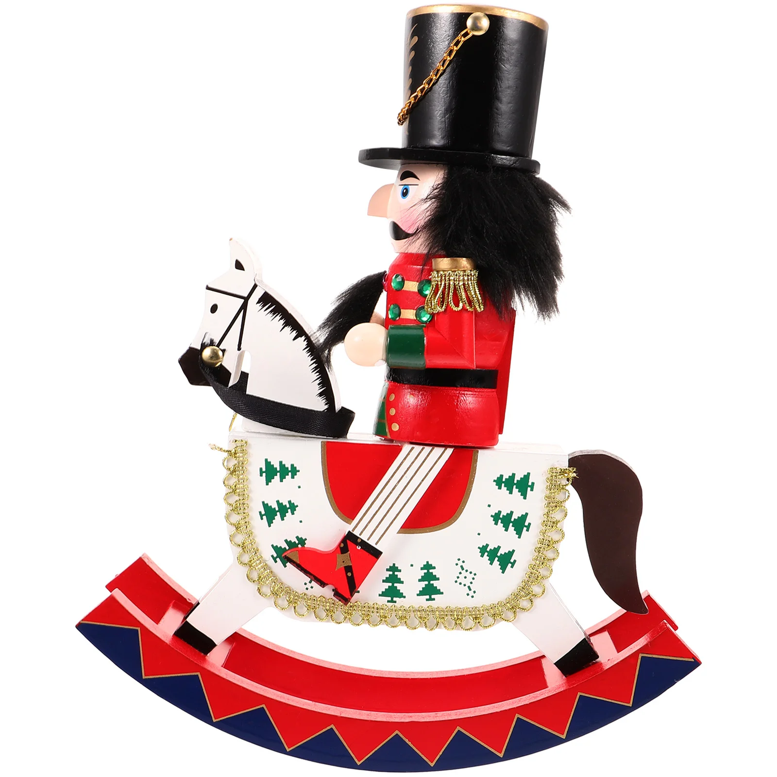 

Wood Nutcracker Soldier Traditional Christmas Decoration Easy Clean Maintenance Gift Idea Christmas Decorations