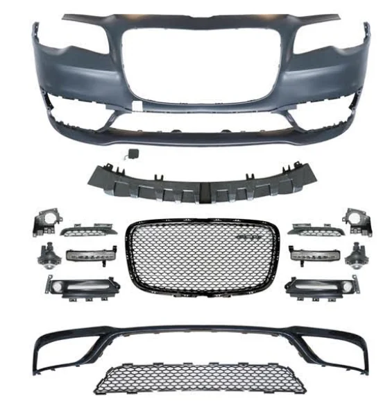 for Manufacturer Bumper Assembly Bumper Parts Car Front Bumper Kit for Chrysler 300S 2015 2016 2017 2018 2019 2010 2021 2022 202