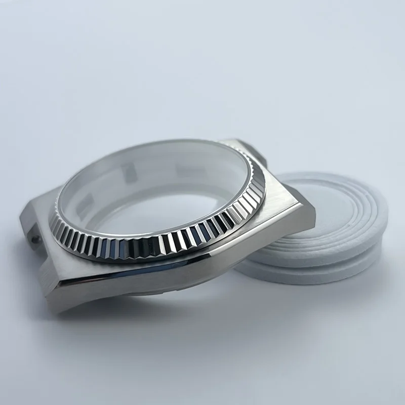 الذهبي NH35 NH36 40 مللي متر الياقوت الزجاج حزام ل 31.8 مللي متر الهاتفي ساعة اكسسوارات لحركة Seiko رويال أوك PRX سوبر لاعب