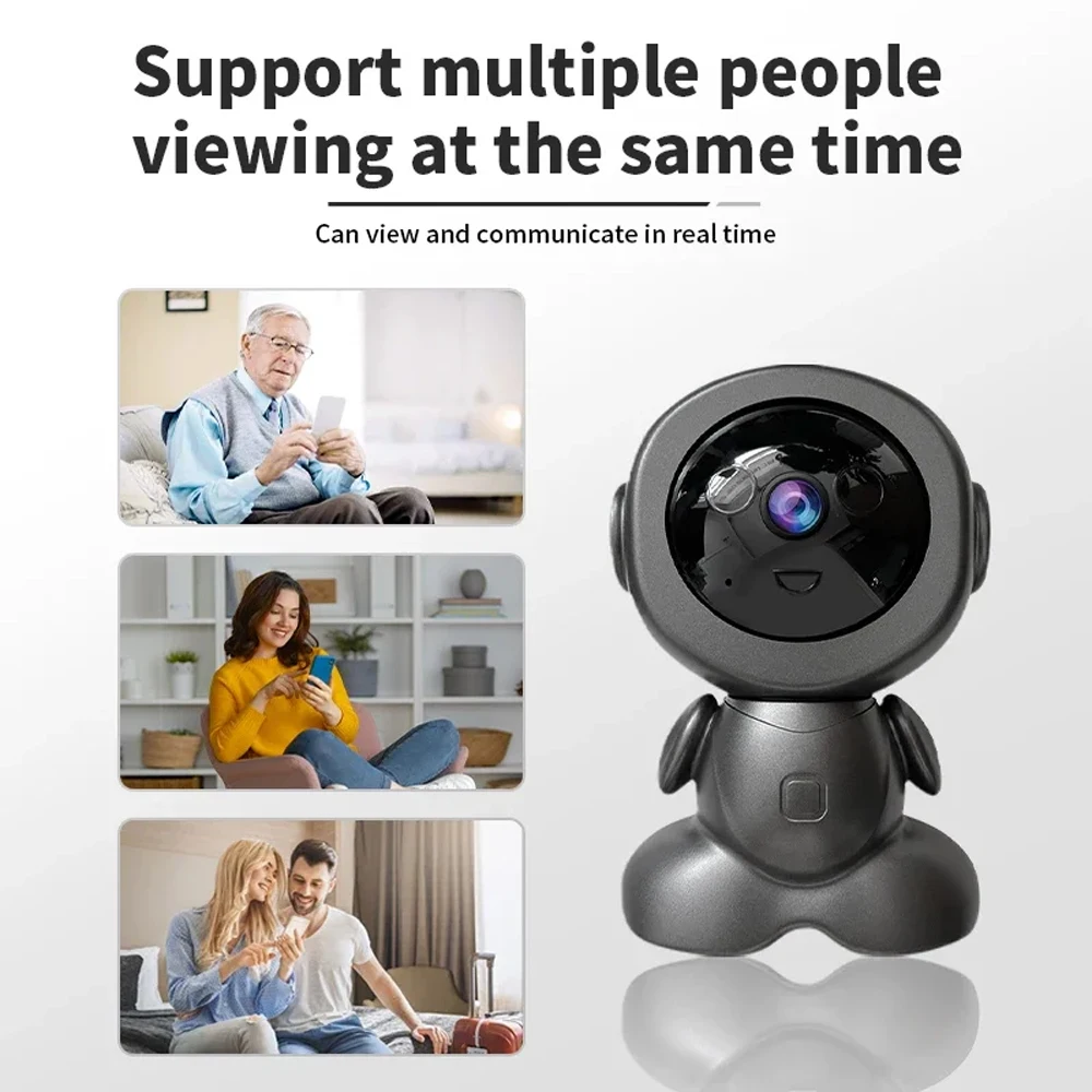 5MP Wifi Robot Camera PTZ Wireless Indoor Home Security Camera CCTV Night Vision Audio Talk Auto Tracking Indoor Baby Monitor