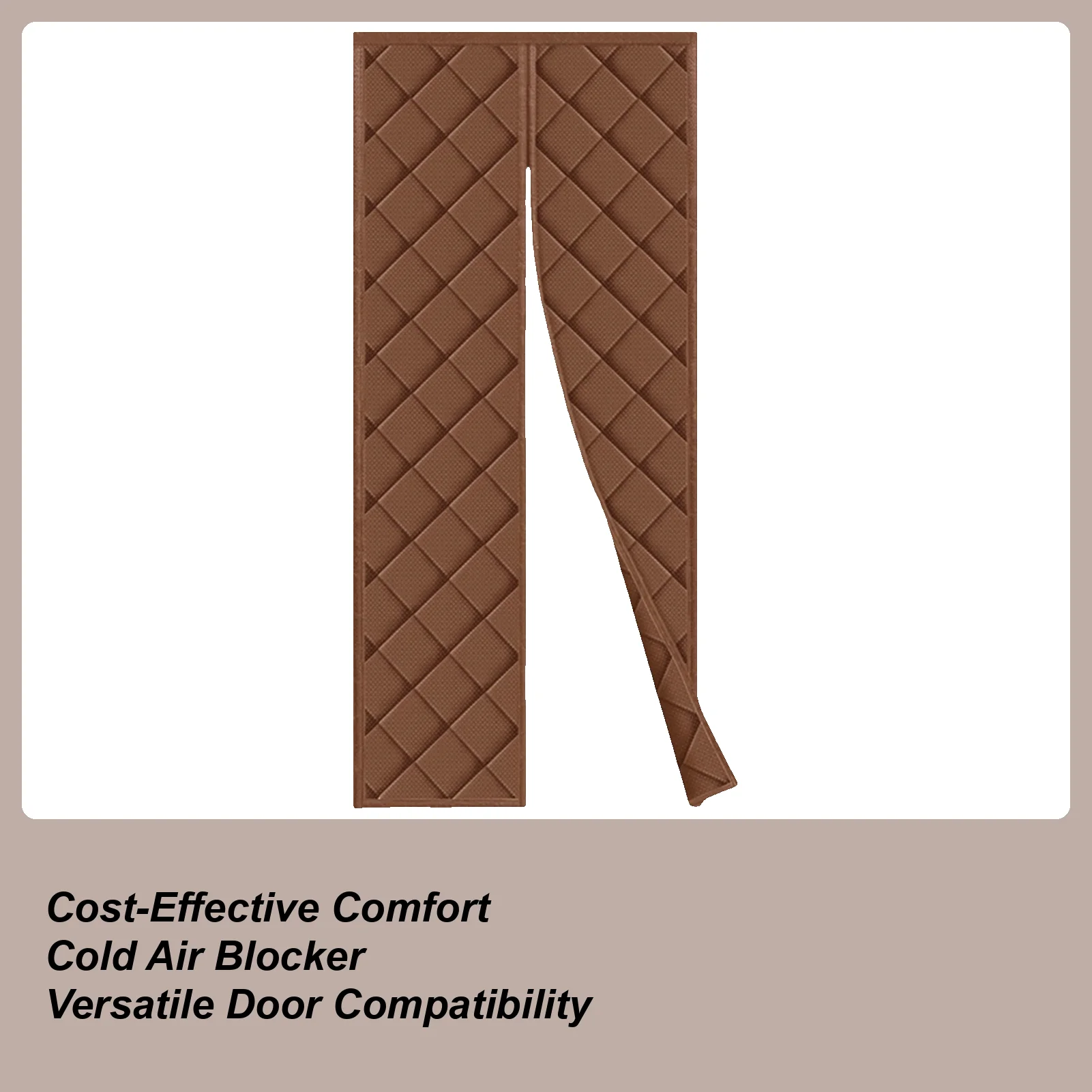 Thermal Insulated Door Curtains Windproof Magnetic Installation Thermal Door Curtains Magnetic For Kitchens Doorway Bedrooms