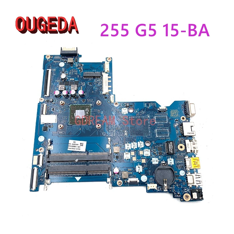 OUGEDA 858588-001 858588-601 LA-D711P main board For Hp 255 G5 15-BA Laptop Motherboard AMD CPU onboard full tested