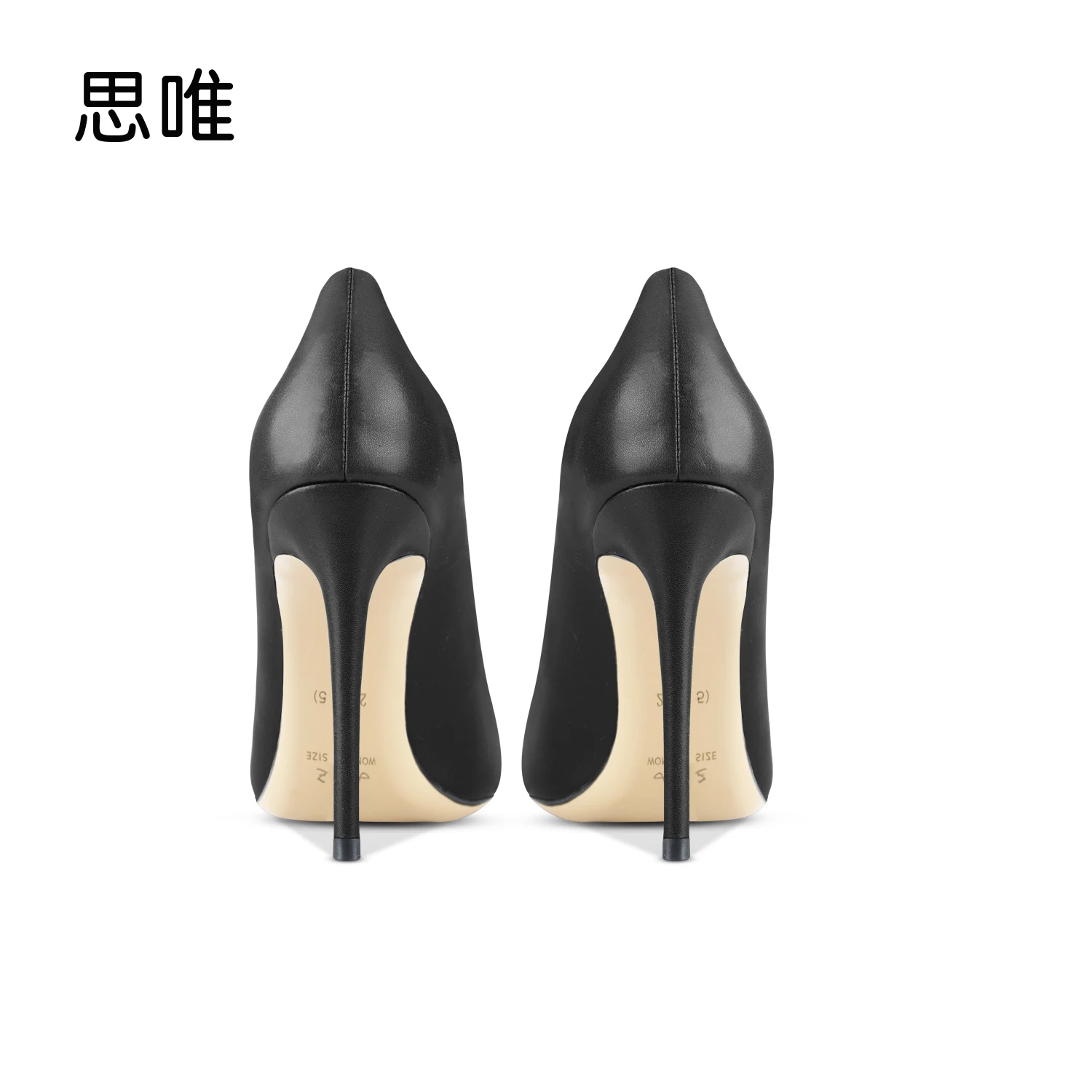 luxury women\'s shoes 2024 Star Style Black Flower Leather Shoes For Woman Pointed toe High Heels Sexy Party Pumps Ladies shoes