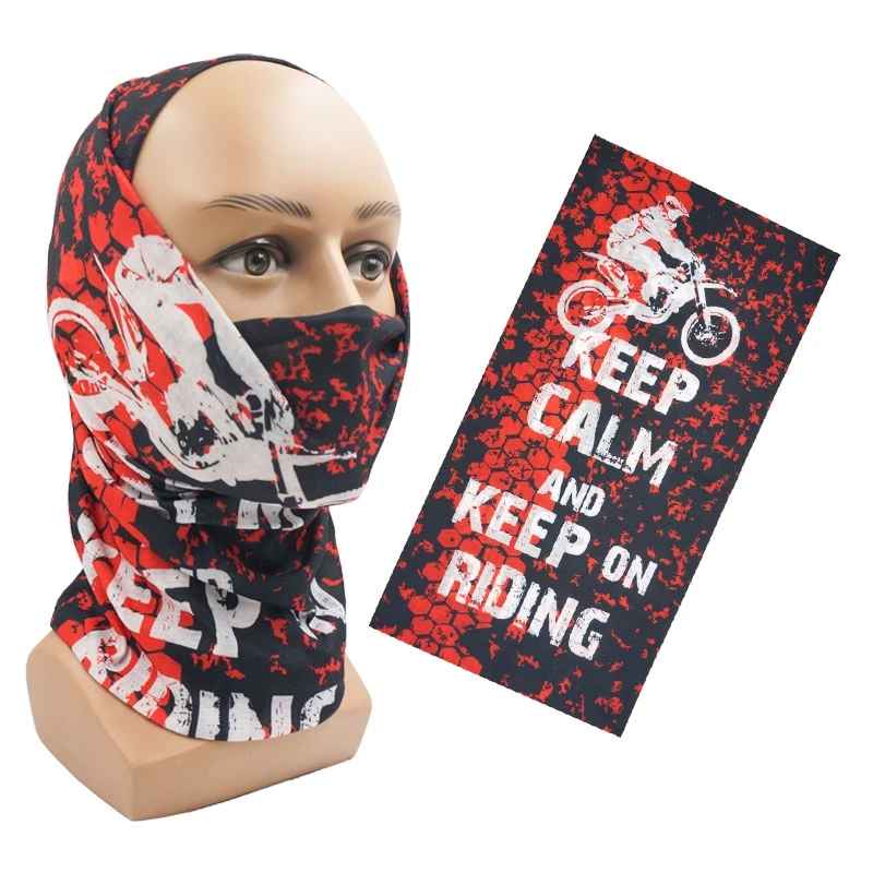 Biking /Riding /Racing Windproof Bandana Motocycling Face Shield Head Undercap Seamless Tube Neck Gaiter Sport Cycling Balaclava