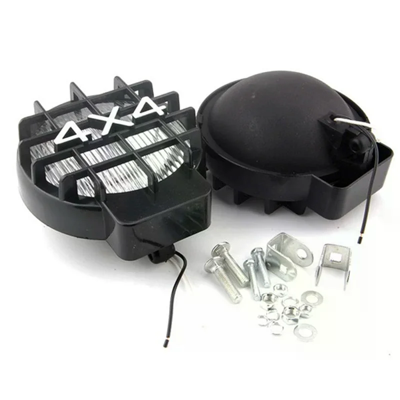 

1X 5.5" 4X4 Round Off Road White Driving Halogen ATV Fog Light Lamp Spotlight