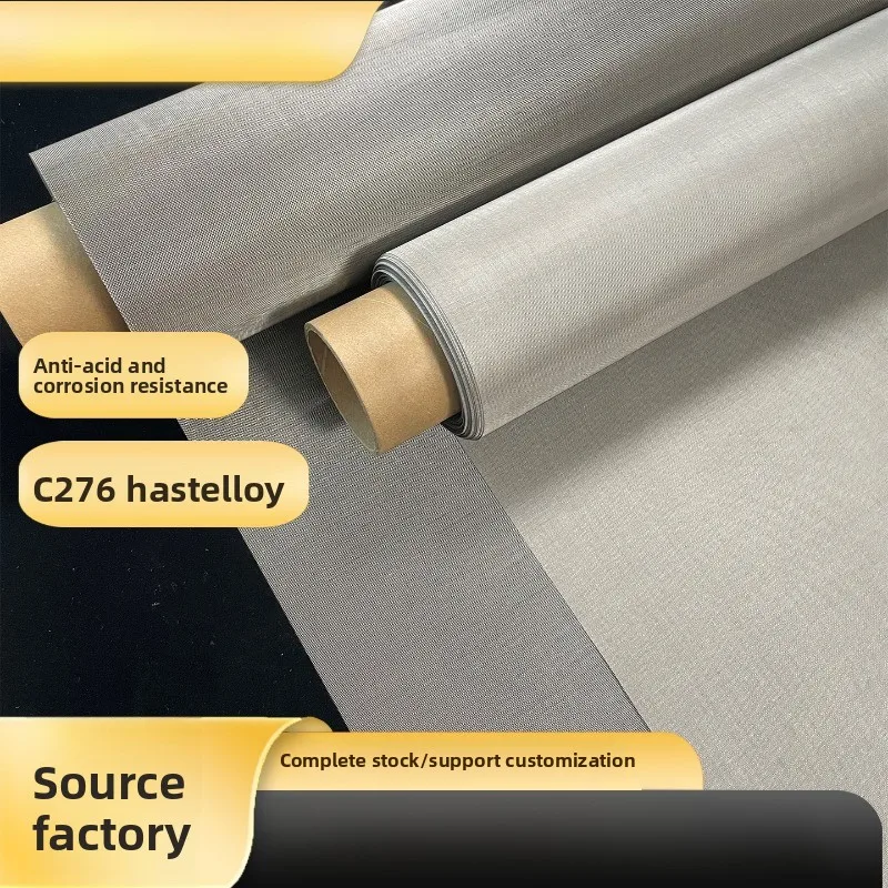 C276 C22 Nickel‑Molybdenum Alloy Filter Mesh, Acid Resistant for Chemical Filtration & Resin Interception