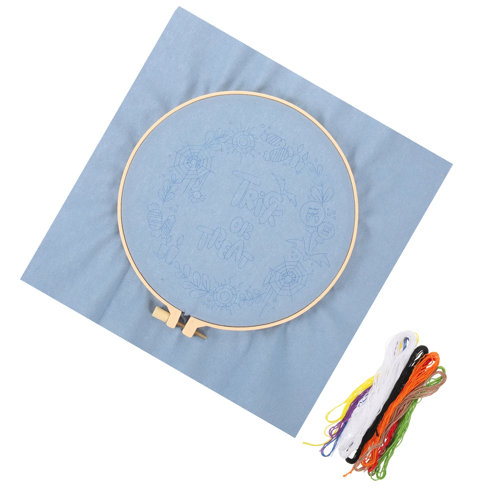 

Halloween Embroidery Kit DIY Craft Set Cross Stitch Material for Living Room Bedroom Kitchen Decoration Embroidery Kit