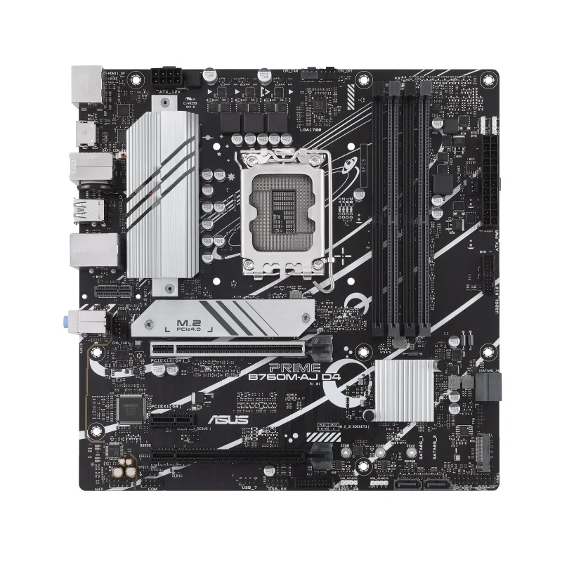 PRIME B760M-AJ D4 Motherboard LGA 1700 intel B760 128GB DDR4 Micro ATX HDMI PCI-E4.0 support  I9-14900F I5-14600T i5-13500 i5-12