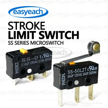 1 adet mikroswitch seyahat sınırı değiştirme sensörü SS-01 SS-01GL13 SS-5GL2T SS-5GL13 SS-5GL SS-5 SS-10GL13 SS-10GL SS-10 Limit anahtarı