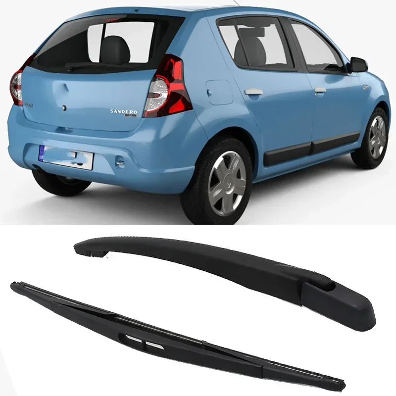 

16" Car Rear Wiper Blades Back Windscreen Wiper Arm For DACIA Sandero 2008 2009 2010 2011 2012 Rear Wiper Blades