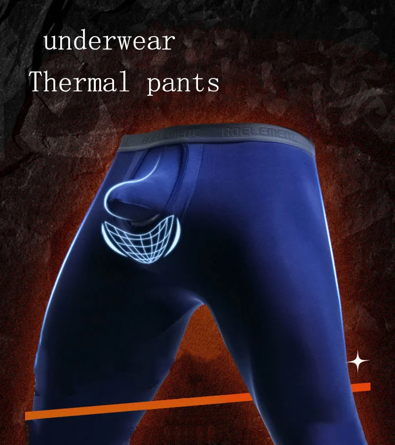 Men\'s underwear underwear Thin thermal pants leggings Long underwear men\'s long Johns