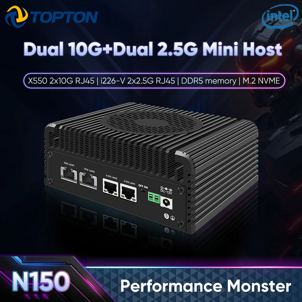 TOPTON N150 ミニPC 16GB DDR5 1TB NVMe Windows 11