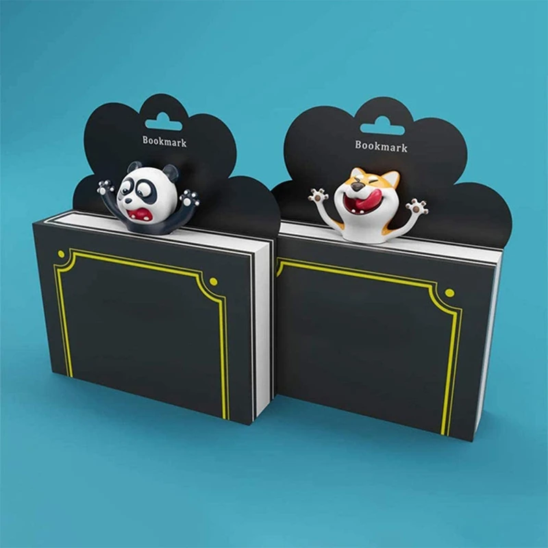 Милые Мультяшные закладки, стерео-маркеры для книг для детей, новинка Смешные Канцелярские товары для студентов