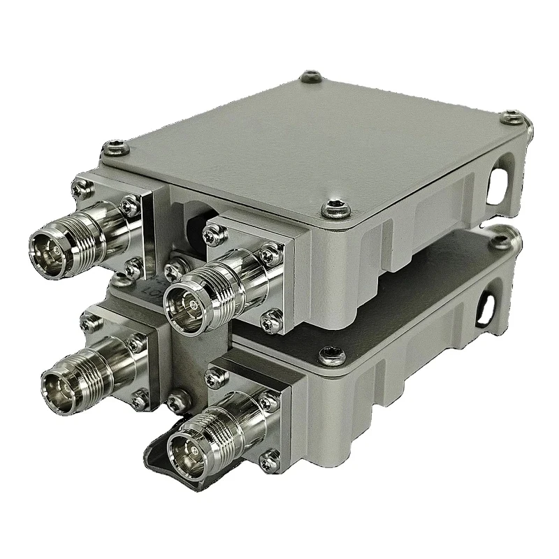 Lowband CBRS LAA 0W Average power Diplexer with 4 -Female Connector combiner Waterproof Gr IP