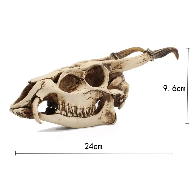 

Hot Vintage Simulation Three-dimensional Goat Skull Decoration Study Bar Party Viking Goth Tabletop Animal Decorations