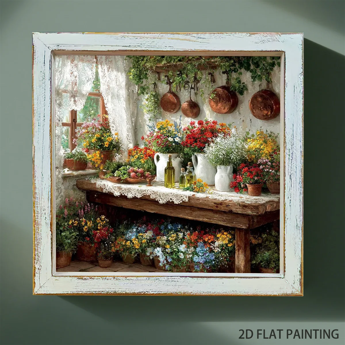 

Beautiful Flower House Jigsaw Puzzle 500/1024 PCS Holiday Stress Relieving Fun Games Home Decor Holiday Gifts