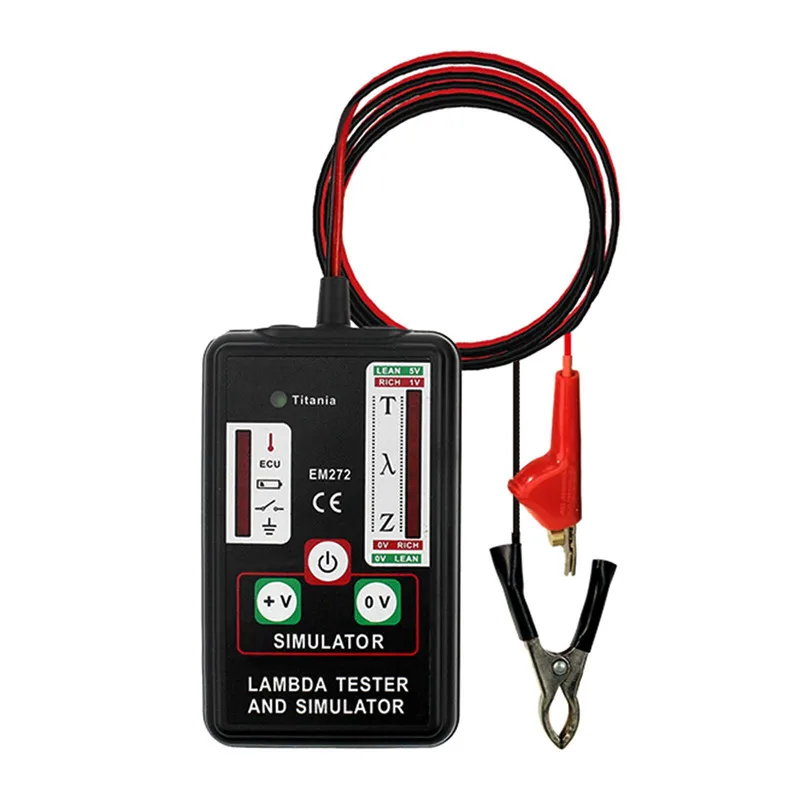 EM272 Lambda Tester and Simulator with Durable ABS Enclosure for analysing Zirconia or Titania type sensor