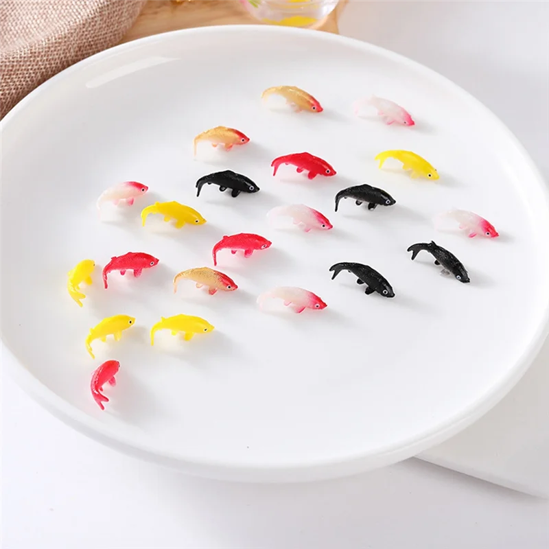 

【MEET】50Pc Mini Carp Ornaments DIY Decorative Goldfish Ornaments Mini Carp Model Suitable For DIY Fish Tank Decoration Gifts