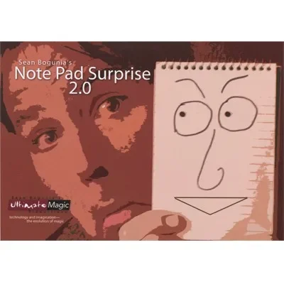 

Note Pad Surprise 2.0 - Magic Tricks Magician Close Up Party Accessories Gimmick Props Funny Illusion As Seen on Tv