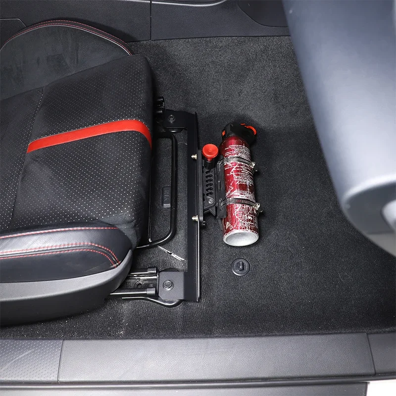 Aluminum Alloy Car Co-pilot Under Seat Fire Extinguishing Bracket Interior Car Accessories for Toyota 86 Subaru BRZ 2012-2025 - view 2